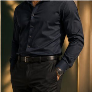 Slate Wool-Blend Trousers