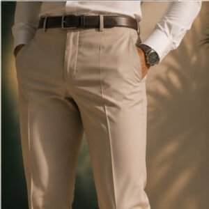 Sand Cotton Trousers